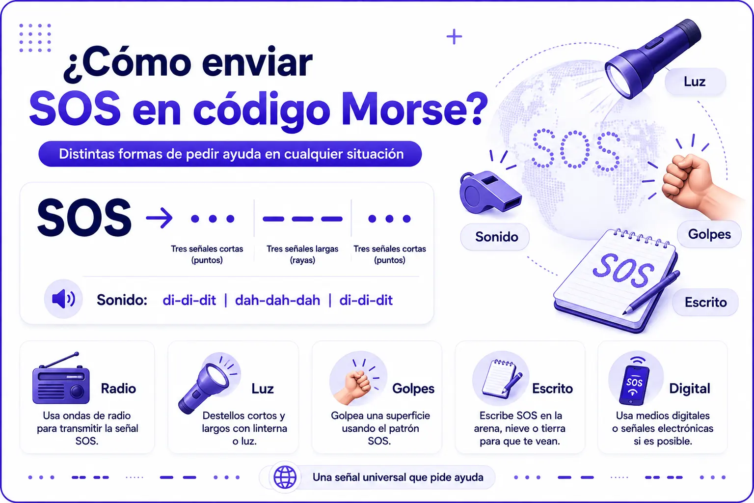 ¿Cómo reciben y responden las personas a las señales SOS?